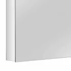 Recipiente de espelho com 4 portas de cristal com 12 prateleiras e 4 luzes LED - Maxi Viadurini