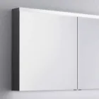 Espelho de casa de banho com banheira de 2 portas, design moderno, Carol Viadurini