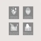 Espelho de casa de banho com banheira de 2 portas, design moderno, Carol Viadurini