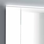 Espelho do recipiente da luz do diodo emissor de luz de 3 portas, design moderno, carol Viadurini