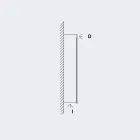 Gabinete de espelho Carol com 3 portas e luzes LED Viadurini