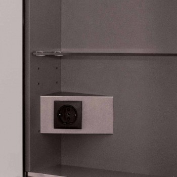 Espelho de porta do diodo emissor de luz do projeto contemporâneo recessed contemporâneo de 2 portas, Adele