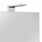 Espelho recipiente moderno com 3 portas de cristal e 3 luzes LED - Maxi Viadurini