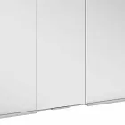 Recipiente de espelho embutido moderno com luz LED e teclado de toque - Demon Viadurini