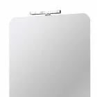 Espelho de parede para banheiro com lâmpada LED de design moderno Made in Italy - Guido Viadurini