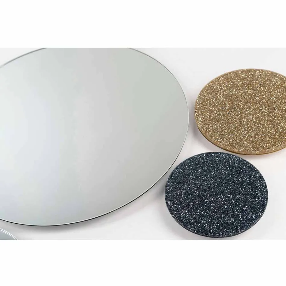 Espelho de parede redondo modeno made in Italy ADDO Viadurini