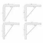 Espelho de parede com porta de abertura e cabides Made in Italy - Boro Viadurini