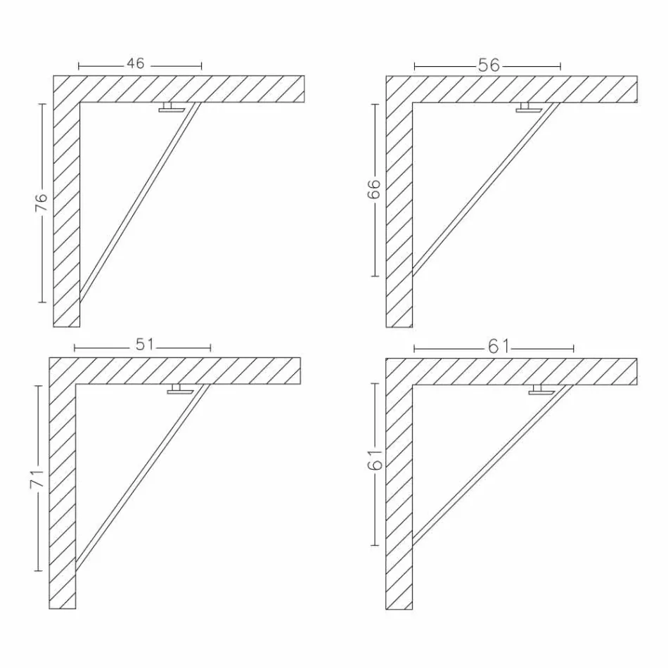 Espelho de parede com porta de abertura e cabides Made in Italy - Boro Viadurini