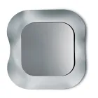 Espelho de parede com moldura em vidro fundido, fabricado na Itália - Adored Viadurini