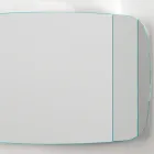 Espelho de parede com estrutura em madeira pintada de preto fabricado na Itália - Arya Viadurini