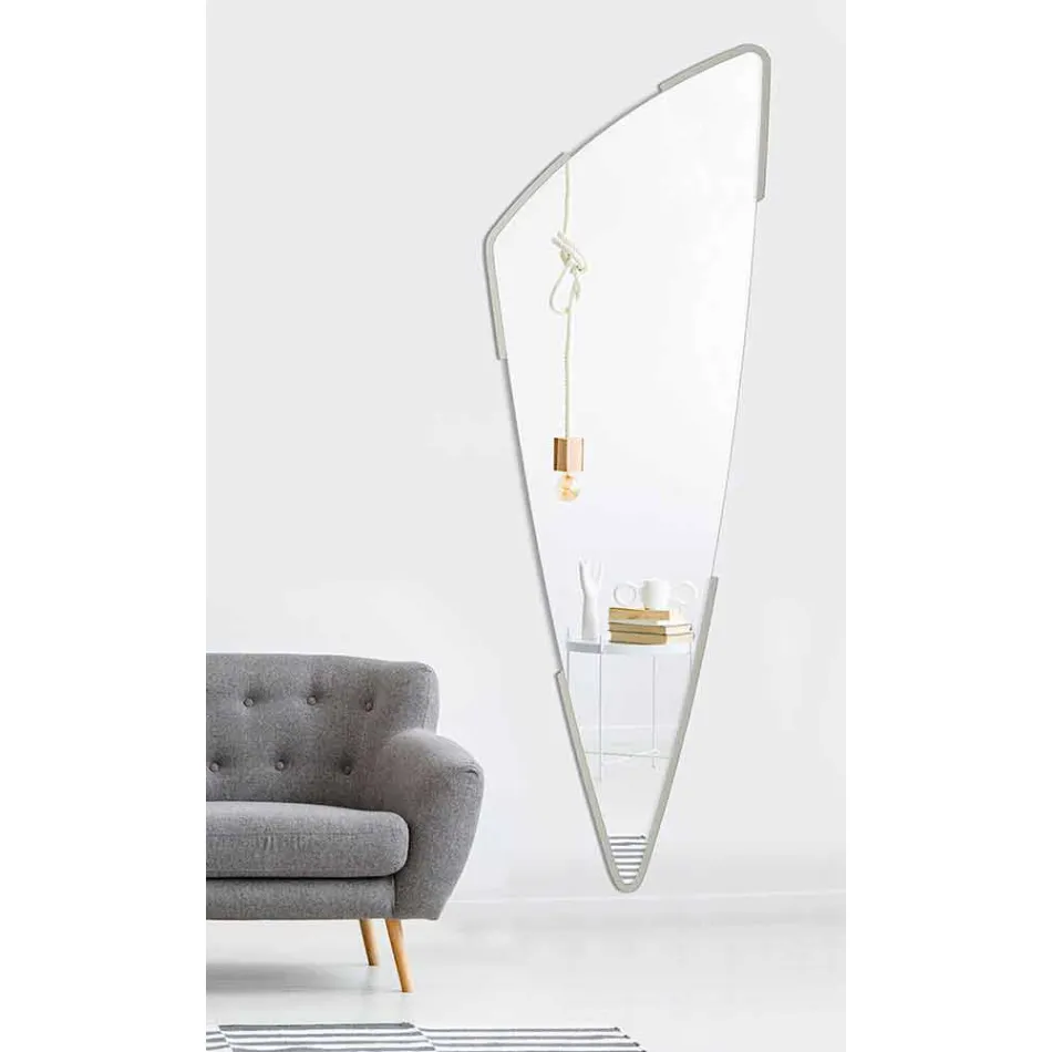 Espelho de parede longo cantilever decorativo em 4 cores - Spino Viadurini