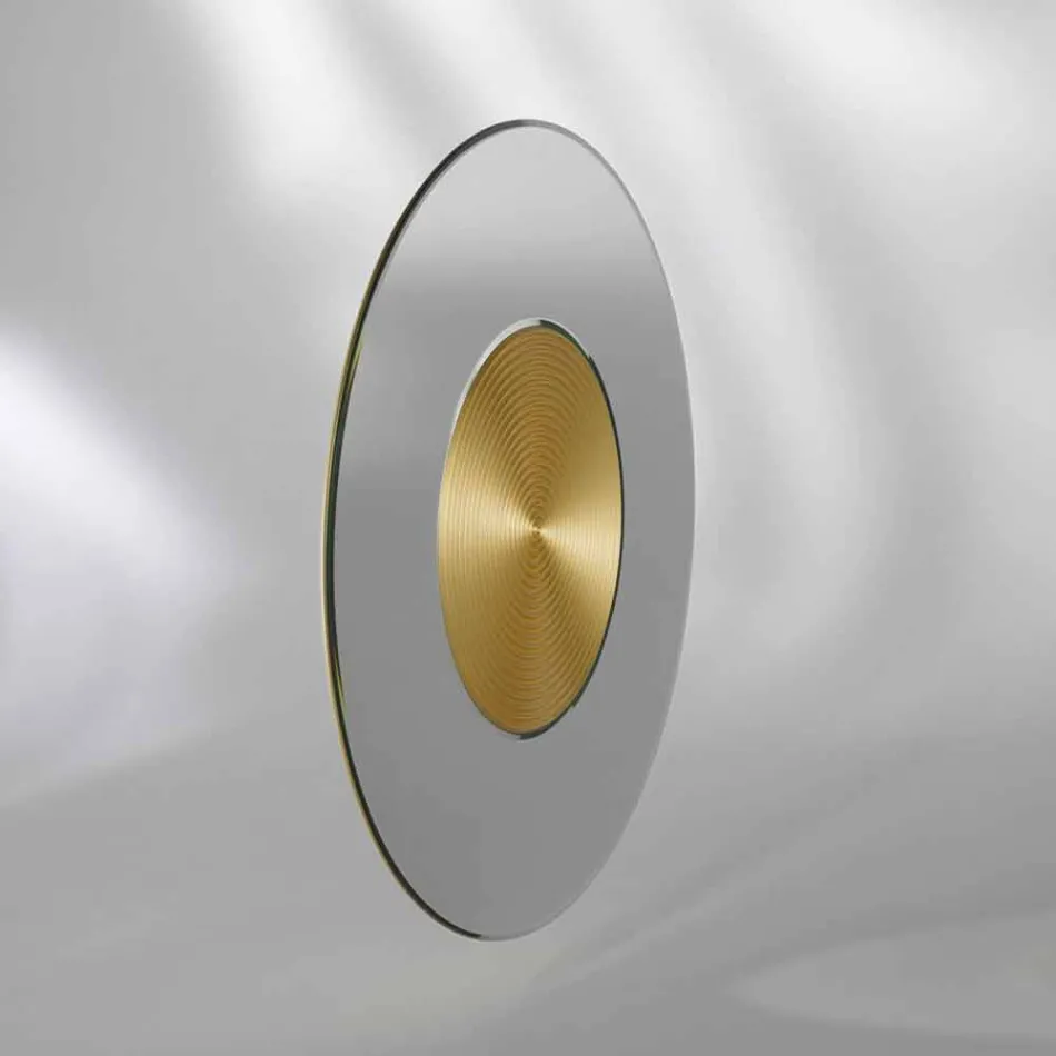 Espelho de parede design com suporte para Malva MDF Viadurini