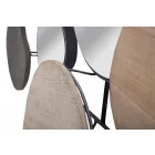 Espelho de Parede Design Moderno em Madeira e Ferro - Ortensio Viadurini