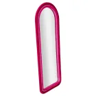 Espelho de parede em MDF revestido de veludo com tampo arqueado - Jessica Viadurini