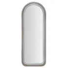 Espelho de parede em MDF revestido de veludo com tampo arqueado - Jessica Viadurini