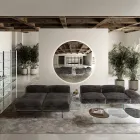 Espelho de Parede em Vidro Curvo Convexo em Diferentes Acabamentos - Leve Viadurini