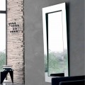 Espelho de parede retangular com moldura inclinada fabricado na Itália - Salamina
