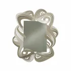 Espelho retangular moderno de parede de ferro fabricado na Itália - Penny Viadurini