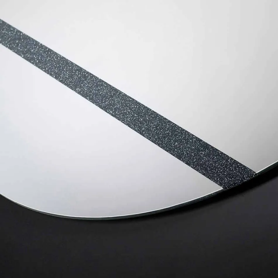 Espelho de parede redondo de design moderno 100% Made in Italy Athos Viadurini