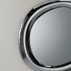Espelho de parede com moldura curva, fabricado na Itália - Babila Viadurini