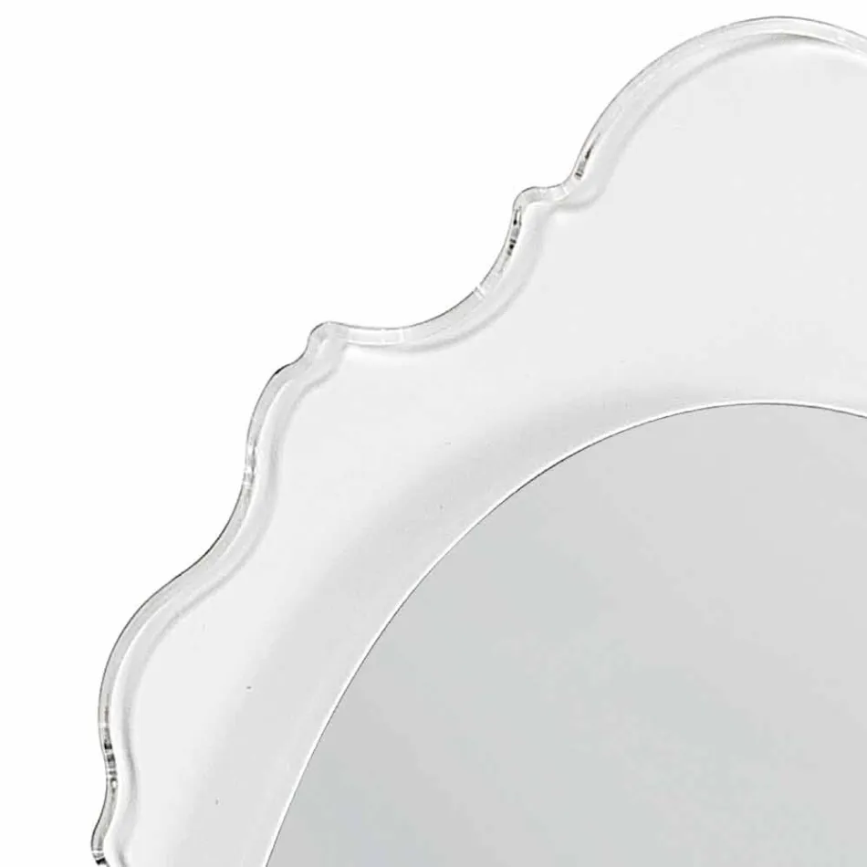 Espelho de parede transparente de design Joy, made in Italy Viadurini