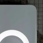 Espelho de maquiagem de design moderno, iluminação LED, Maren Viadurini