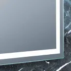 Espelho de design contemporâneo para banheiro com iluminação LED Paco Viadurini