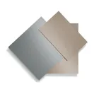 Espelho composto por 3 placas sobrepostas, 2 de bronze e 1 fumê - Armida Viadurini