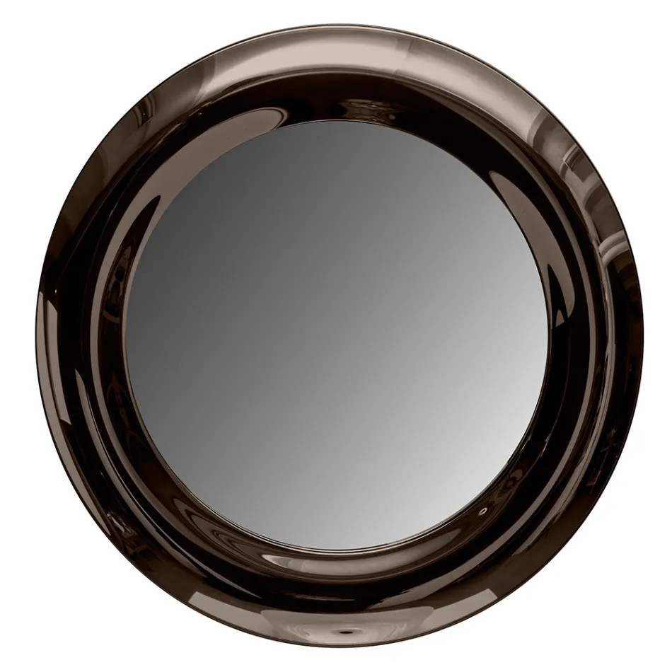 Espelho de vidro curvo com luzes LED retroiluminadas - Excelsior Viadurini