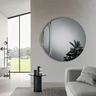 Espelho de vidro fundido Wave, fabricado na Itália - Candida Viadurini