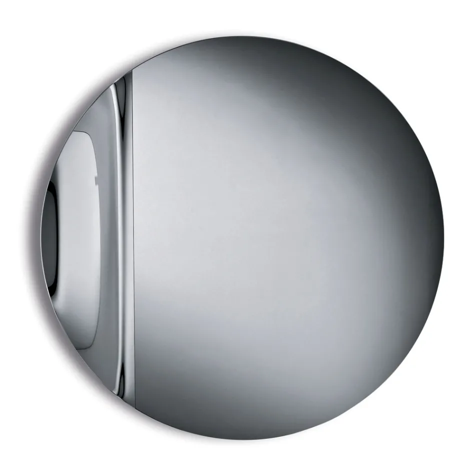 Espelho de vidro fundido Wave, fabricado na Itália - Candida Viadurini