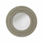 Espelho de parede circular moderno em ferro colorido fabricado na Itália - orégano Viadurini