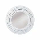 Espelho de parede circular moderno em ferro colorido fabricado na Itália - orégano Viadurini