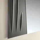 Espelho quadrado com detalhe pintado em duas cores, fabricado na Itália - Elion Viadurini
