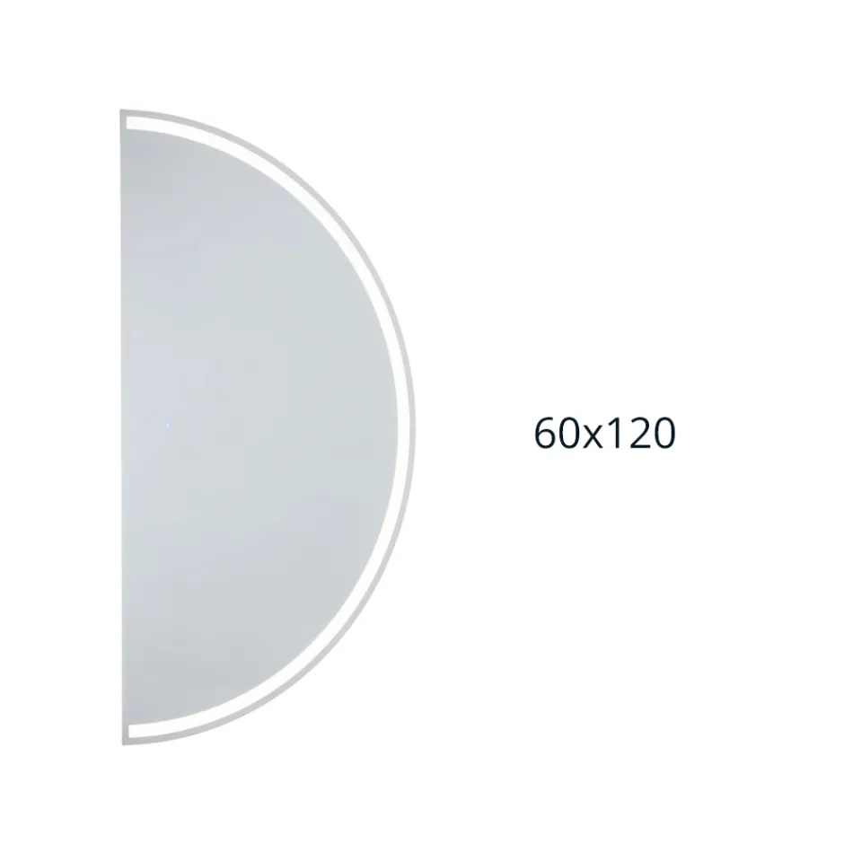 Espelho retroiluminado com faixa contínua de LED - Excelsior Viadurini