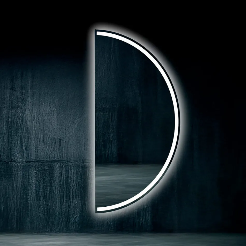 Espelho retroiluminado com faixa contínua de LED - Excelsior Viadurini