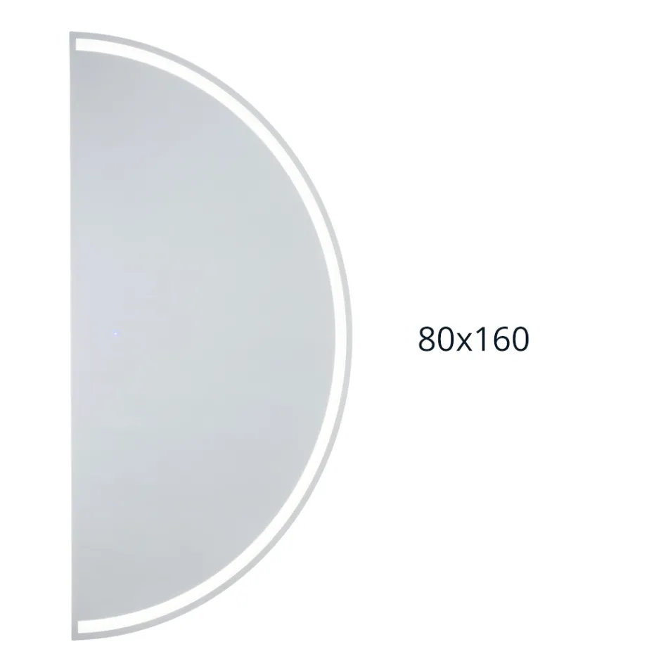 Espelho retroiluminado com faixa contínua de LED - Excelsior Viadurini