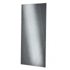 Espelho retangular com gravações a laser, fabricado na Itália - Alberta Viadurini