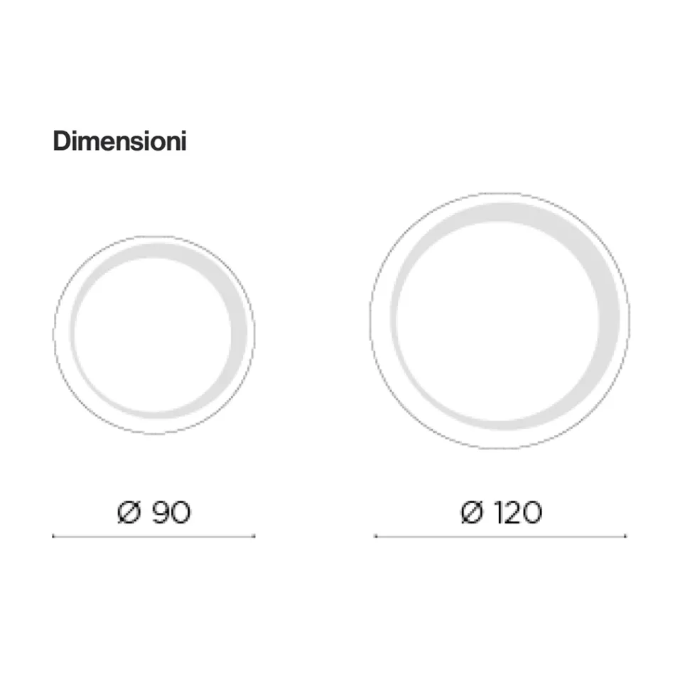 Espelho de parede redondo com decoração jateada, fabricado na Itália - Annamaria Viadurini