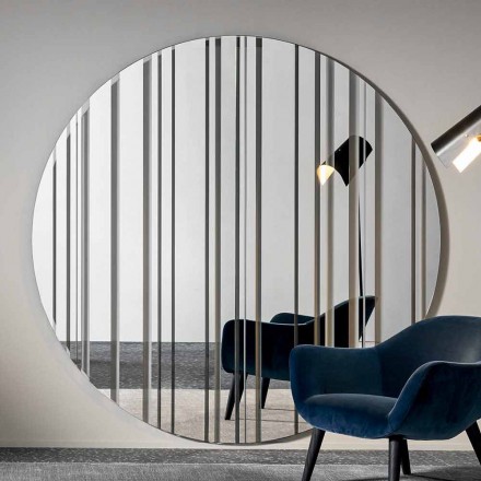 Espelho redondo de parede Ø200 Made in Italy Design - Coentro Viadurini