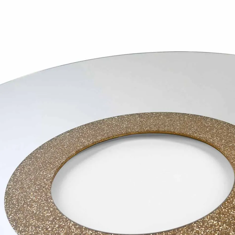 Espelho redondo de design moderno feito na Itália Aris Viadurini