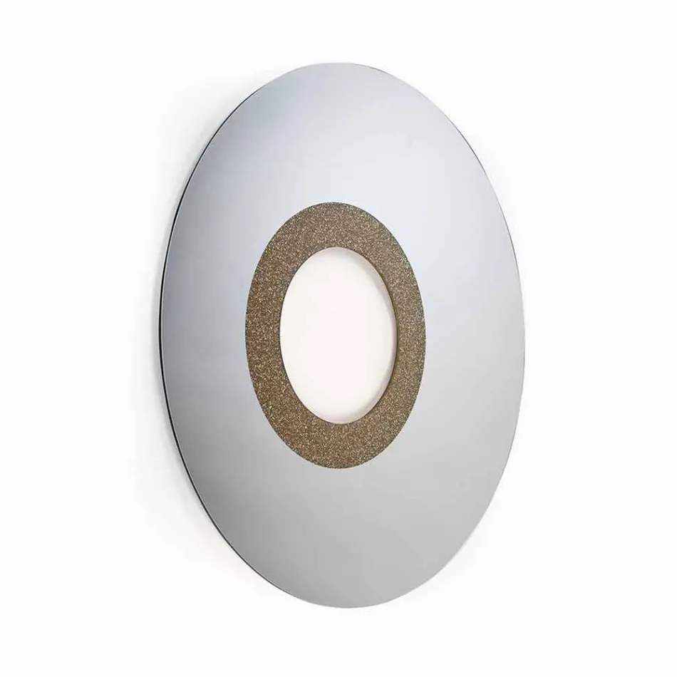 Espelho redondo de design moderno feito na Itália Aris Viadurini