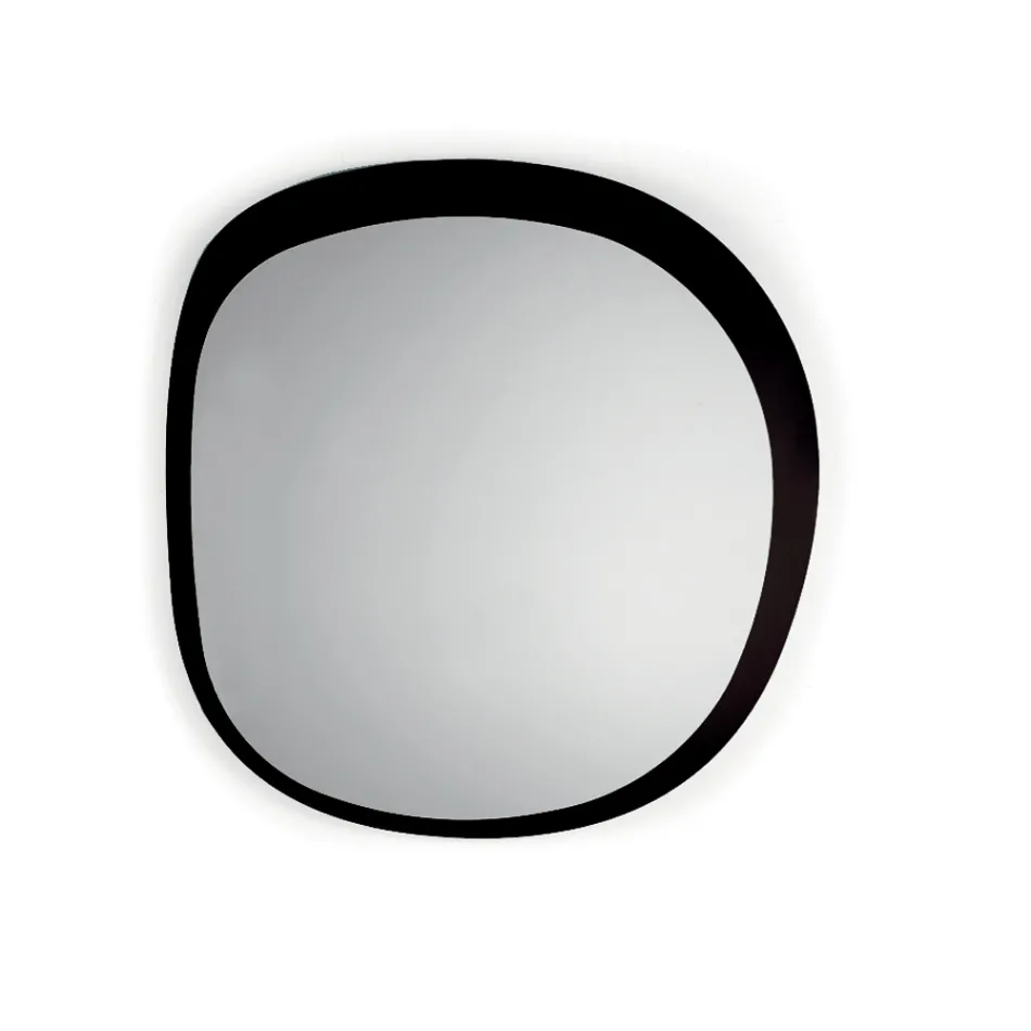 Espelho com formato especial, composto por dois painéis de vidro sobrepostos, fabricado na Itália - Alida Viadurini