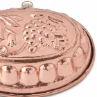 Forma de Bolo Oval de Sobremesas em Cobre Estanhado à Mão com Decoração - Gianfilippo Viadurini