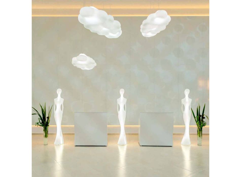 Design de piso de estátua luminosa com luz LED para interior - Penelope by Myyour Viadurini