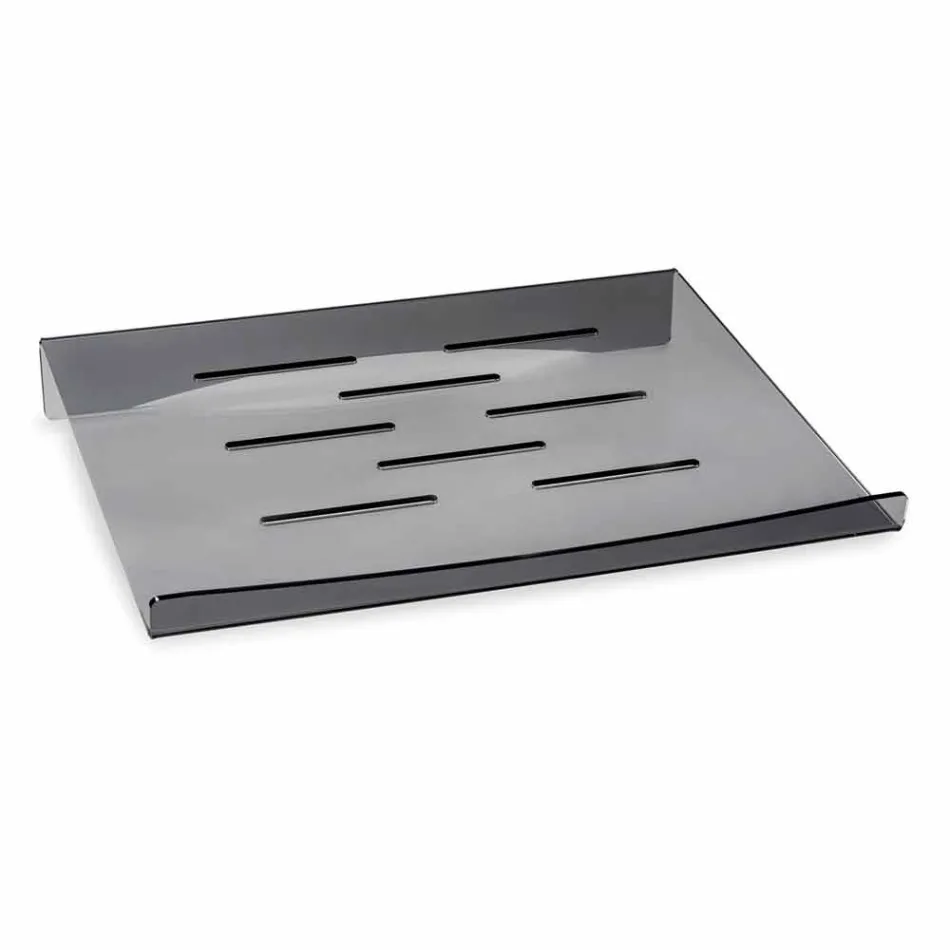 Suporte para laptop em Plexiglass Design Transparente ou Fumado 2 Peças - Nerdino Viadurini