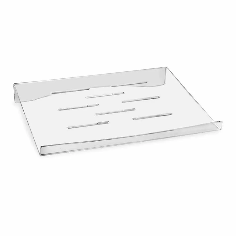 Suporte para laptop em Plexiglass Design Transparente ou Fumado 2 Peças - Nerdino Viadurini