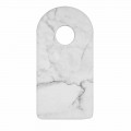 Tábua de corte moderna em mármore de Carrara branca fabricada na Itália - Amros