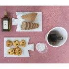 Tábua de corte moderna em mármore branco de Carrara fabricado na Itália - Biblon Viadurini