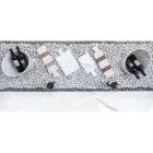 Tábua de corte moderna em mármore branco de Carrara fabricado na Itália - Biblon Viadurini